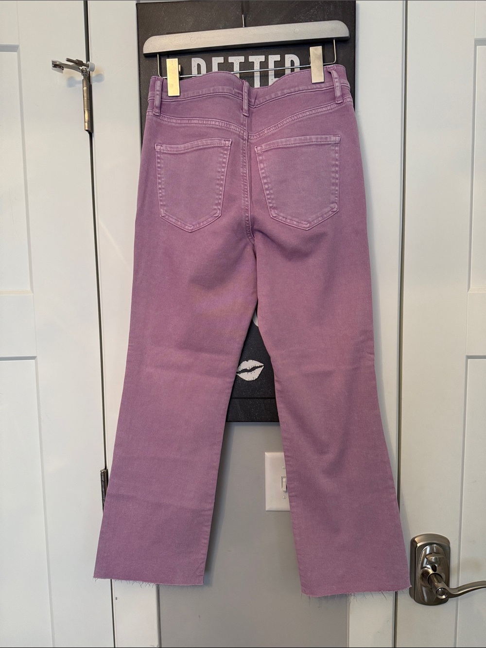 NWT Express Lavender Wide-Leg Jeans - Picture 4 of 4